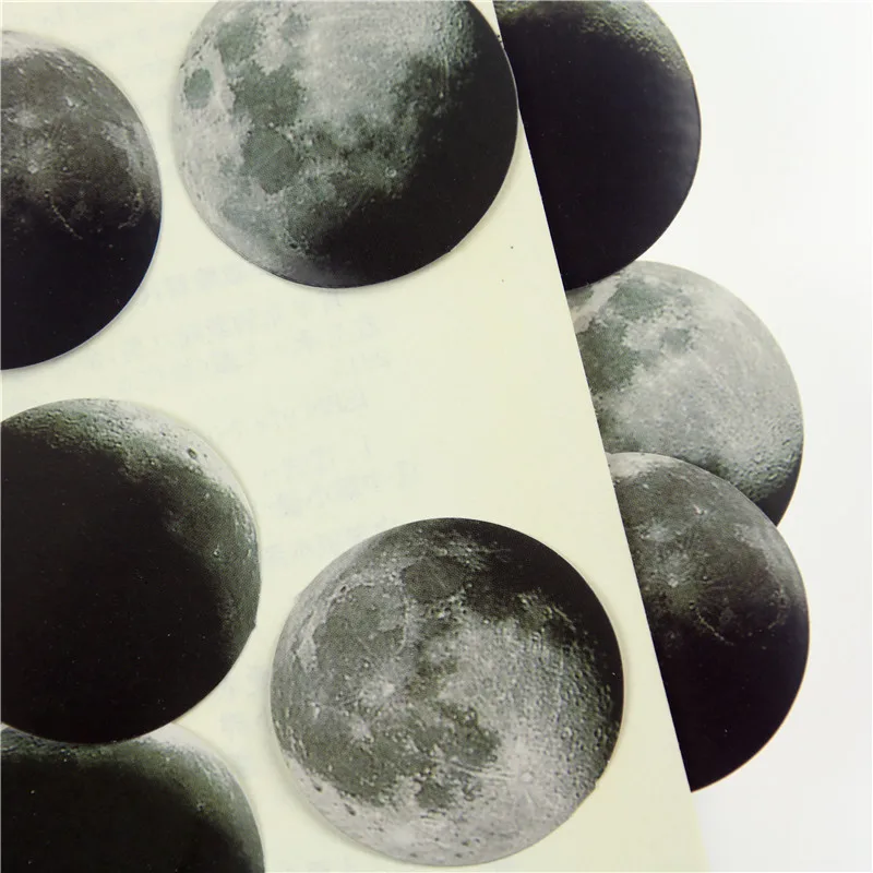 

45 Pcs/box Cute Creative Moon Mini Paper Sticker Decoration DIY Ablum Diary Scrapbooking Label Sticker Stationery School Supply