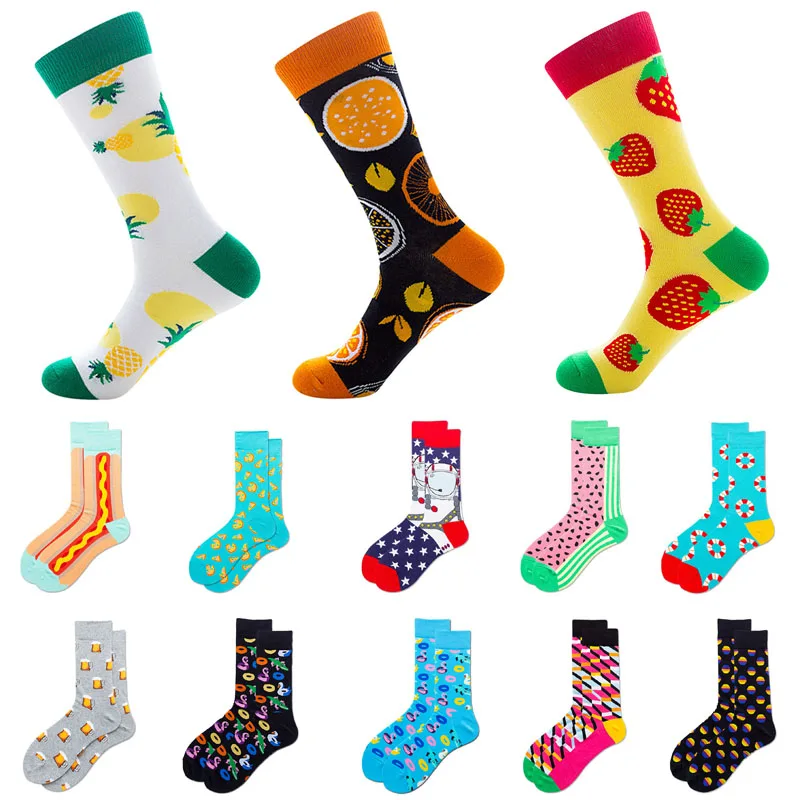 Новинка Повседневные носки для скейтборда рождественский подарок цветные