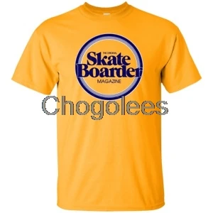 Футболка для скейтбординга в стиле ретро с изображением журнала 1970-х 1980-х годов -