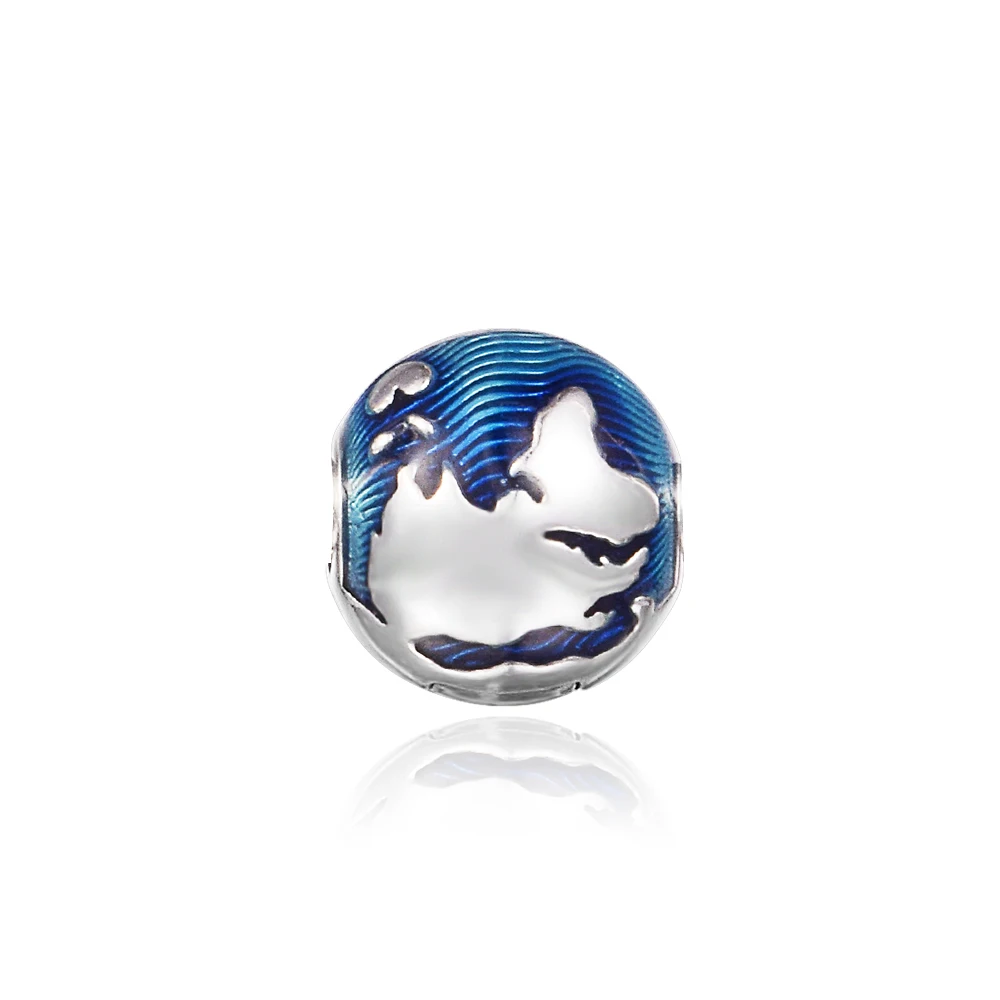 

Fashion Round 2021 Clip Silver 925 Bracelets Women Jewelry Valentine's Day Gift Beads for Jewelry Making