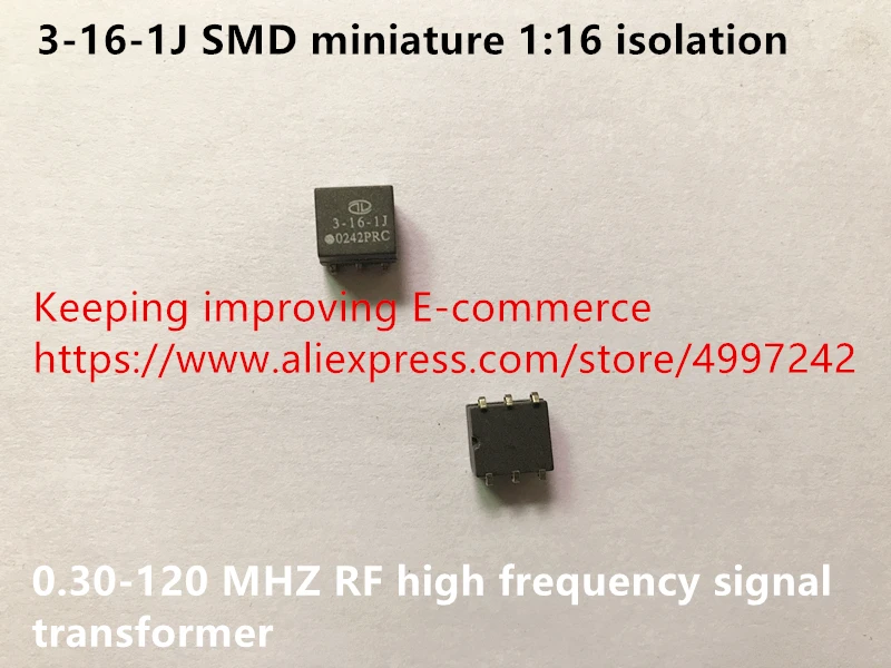 Оригинальный новый 100% 3 16 1J SMD миниатюрный 1:16 изоляционный 0 30 120 МГц RF