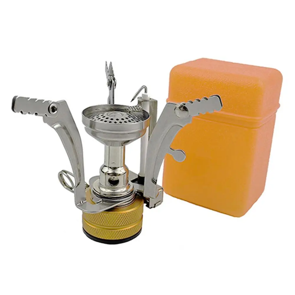 Туристическая газовая горелка из нержавеющей стали