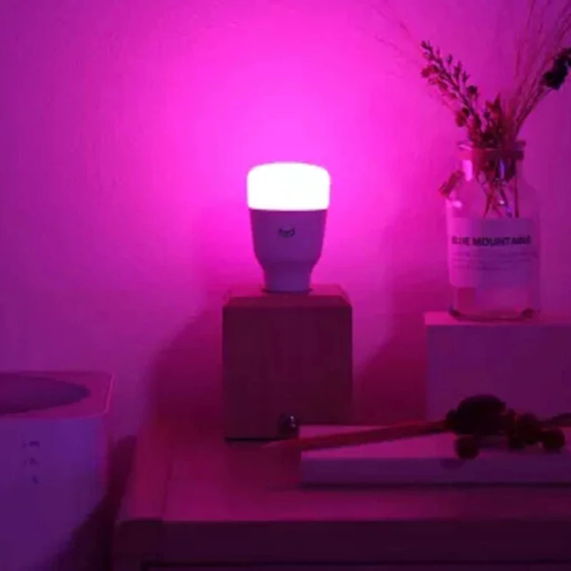 2021 новые Yeelight умная Светодиодная лампа 1S / 1SE Wi Fi красочные умного дома Голосовое