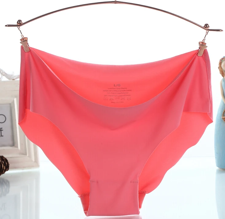 Sexy Women Soft Underpants Seamless Lingerie Briefs Hipster Underwear Soft Panties Black White Pink Briefs Seamless Briefs