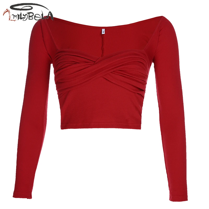 ImilyBela/Повседневный вязаный свитер с длинными рукавами для женщин бантом и