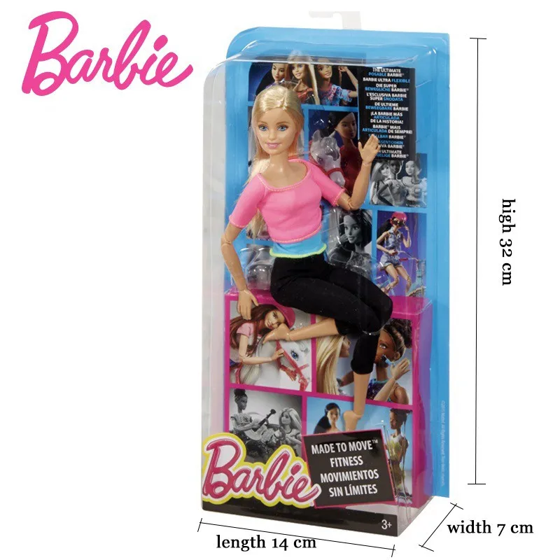 

Original Barbie Brand Joints Move Girl Toys Fashion Dolls for Children Riding Birthday Gift Boneca Juguetes Kids Toys for Girls