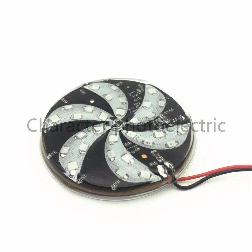 12V RGBW flash светодиодные колёса вращающийся ветряной лампы для автомобиля
