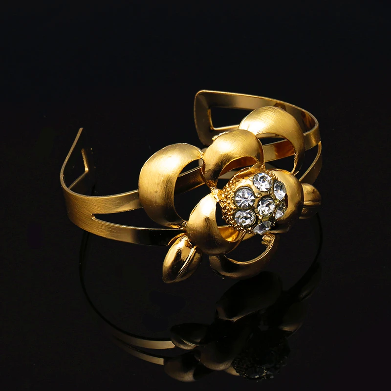 Женский комплект свадебных украшений Fani набор золотого цвета в нигерийском