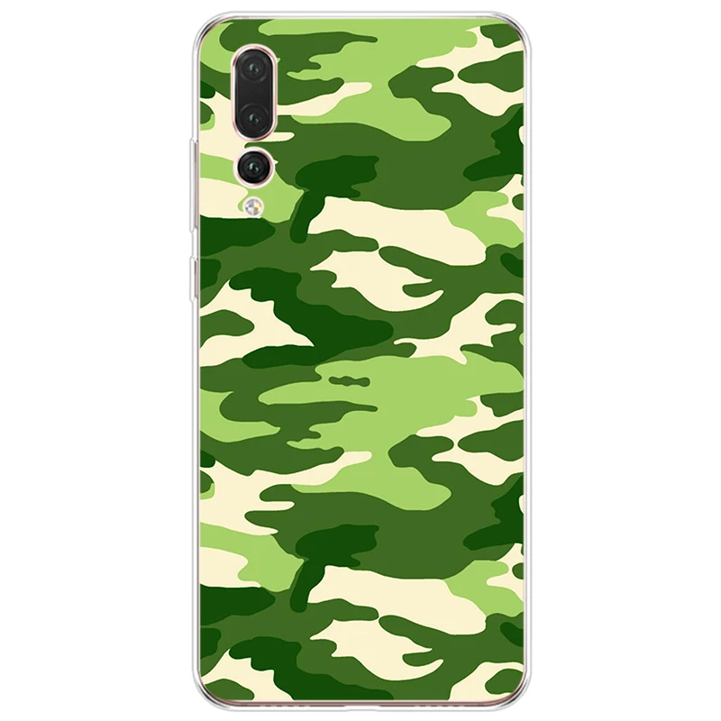 Камуфляжный узор военный армейский Мягкий Силиконовый ТПУ чехол для телефона