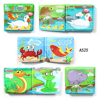 14x14x2.5cm TJ220 Детские водяные игрушки, книги для ванной, развивающая игрушка для животных, развитие интеллекта, дельфин, EVA пластик, плавающий BB, Детские познавательные игрушки для книг - Цвет: 14x14x2.5cm TJ220