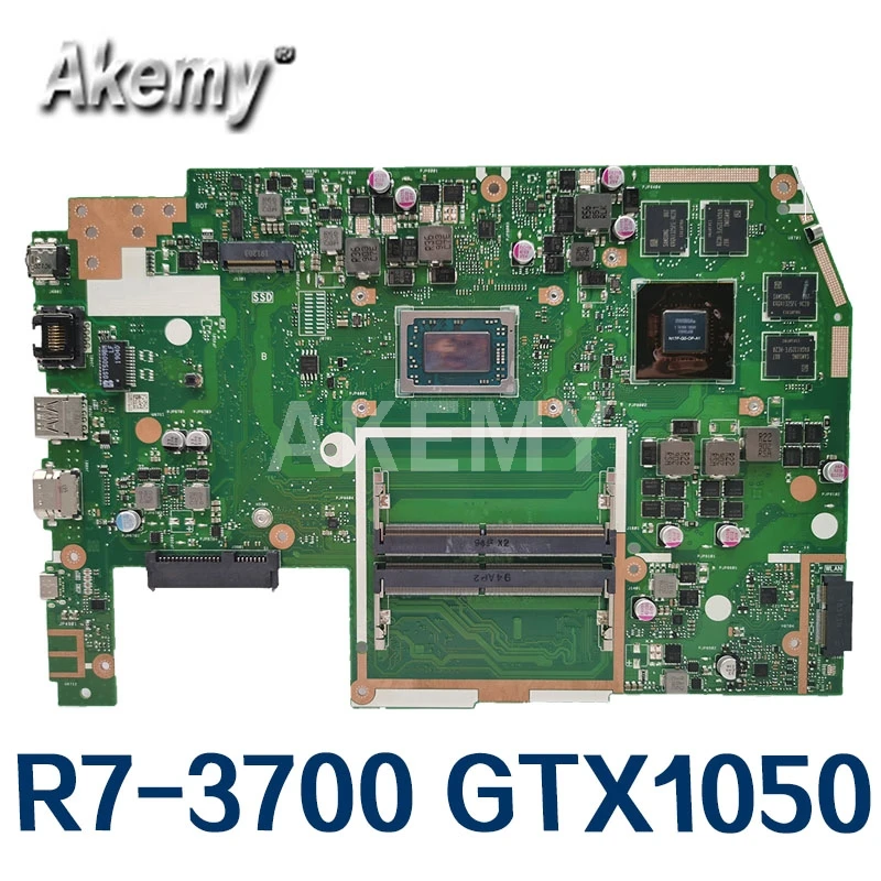 

X570DD Motherboard For Asus TUF YX570D YX570DD X570D X570DD Laptop motherboard Mainboard R7-3700 CPU GTX1050 GPU