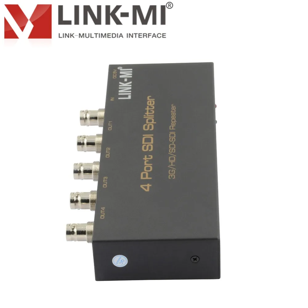 LINK MI SS14 1x4 разветвитель SDI HD Wi Fi Ретранслятор 4 Порты и разъёмы 3G SD 1080P Аудио Видео
