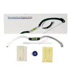 Линейка для бровей, микроблейдинг, Перманентный макияж, лук и стрелка, измерительный шнур для отображения бровей, предварительно чернила для татуажа