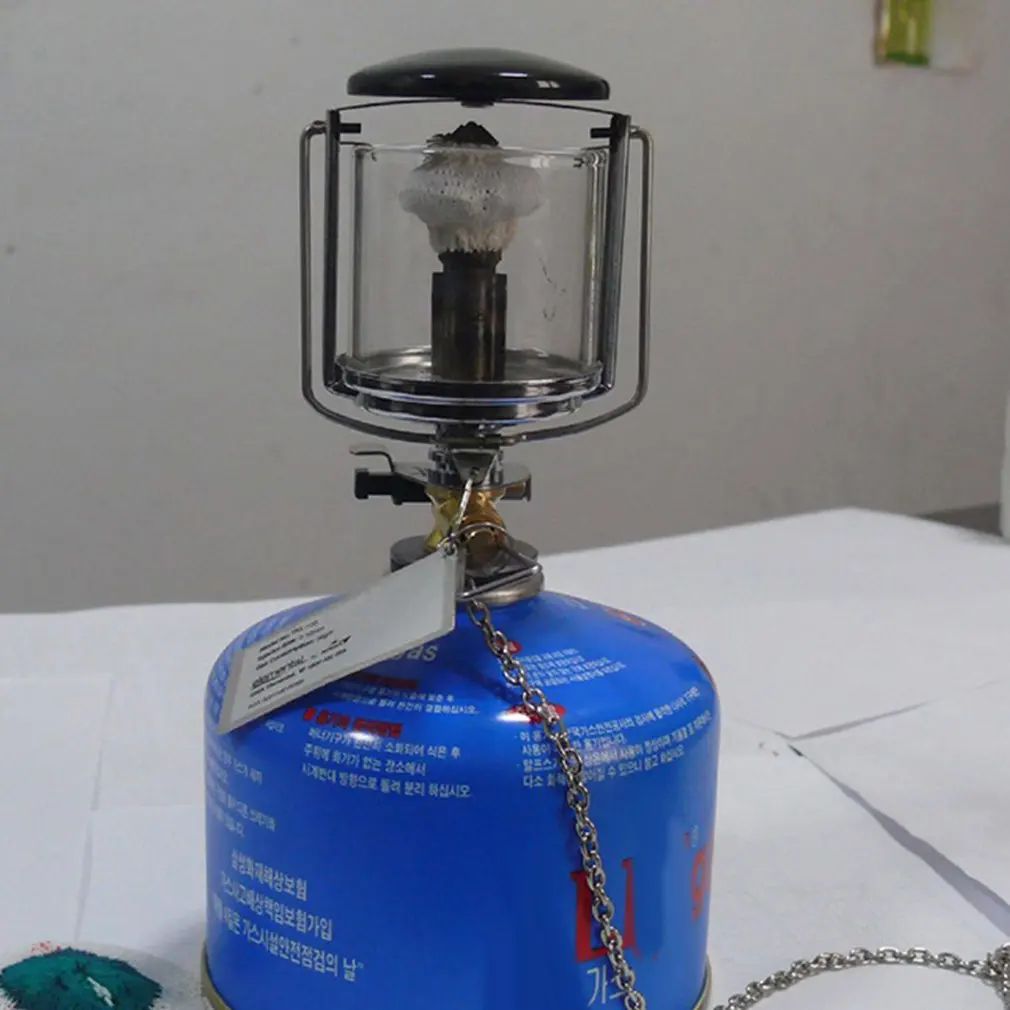 Уличная лампа для кемпинга портативная газовая освещение ночники газовый фонарь