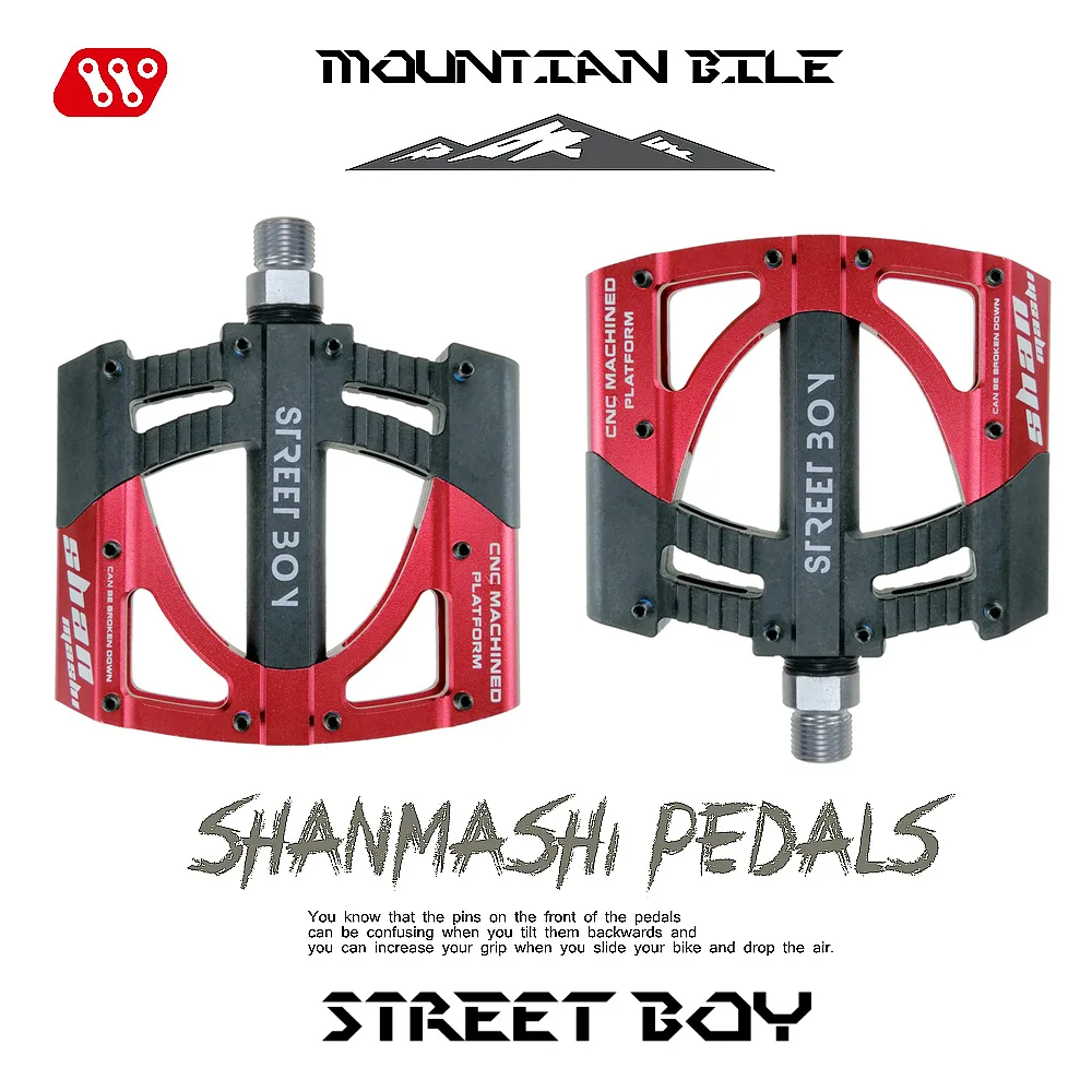 

Педали для горного велосипеда с ЧПУ, нейлоновые, алюминиевые, герметичные, 3 подшипника, высокопрочные, Нескользящие, для горного велосипеда