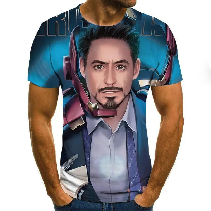 

Summer Men's T-Shirt Harajuku Style Creative Owl 3D T-Shirt Large Size Casual Short Loose Pullover Short Sleeve