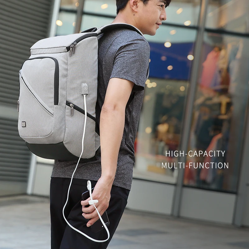 Mark Ryden бизнес Новое поступление мужской рюкзак с зарядкой через usb подходит для 15 6