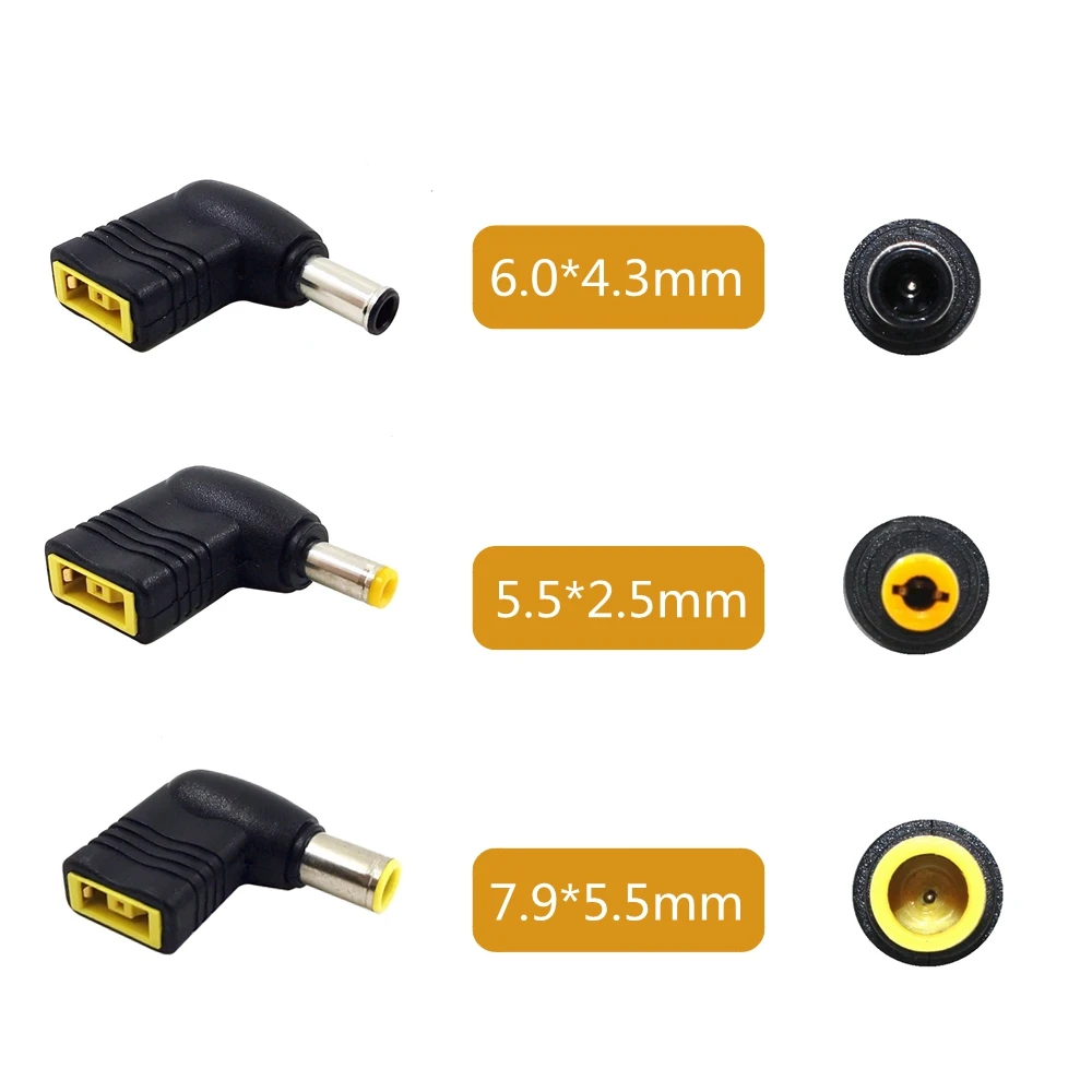 Адаптер постоянного тока для ноутбука квадратный Женский на 7 9x5 5 мм/x мм