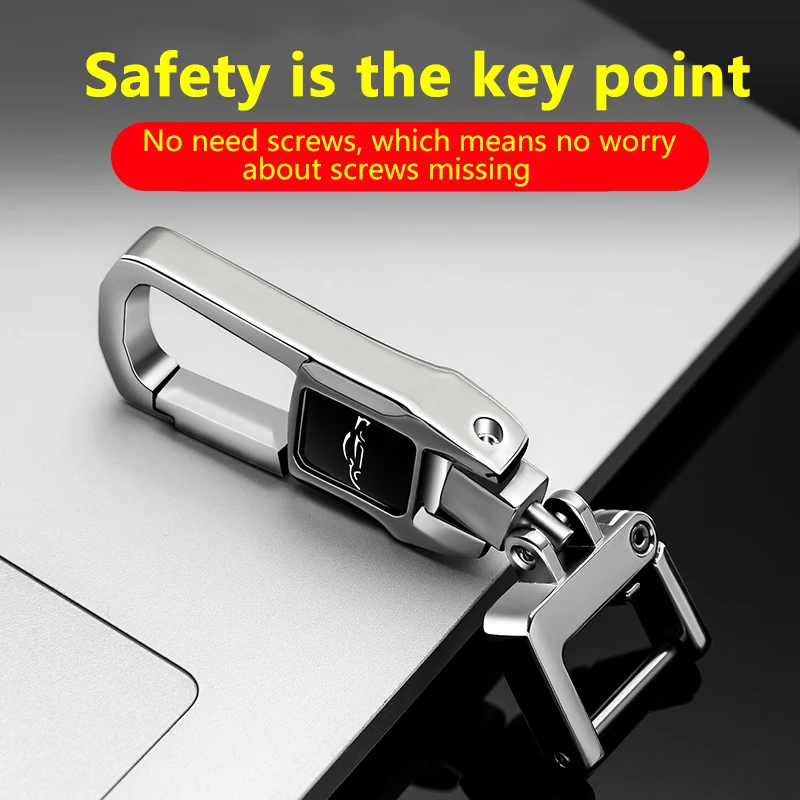 Mofan leather car keychain metal key ring special pendant gift creative auto parts Applicable to Audi VW Bmw Mercedes-Be | Автомобили и