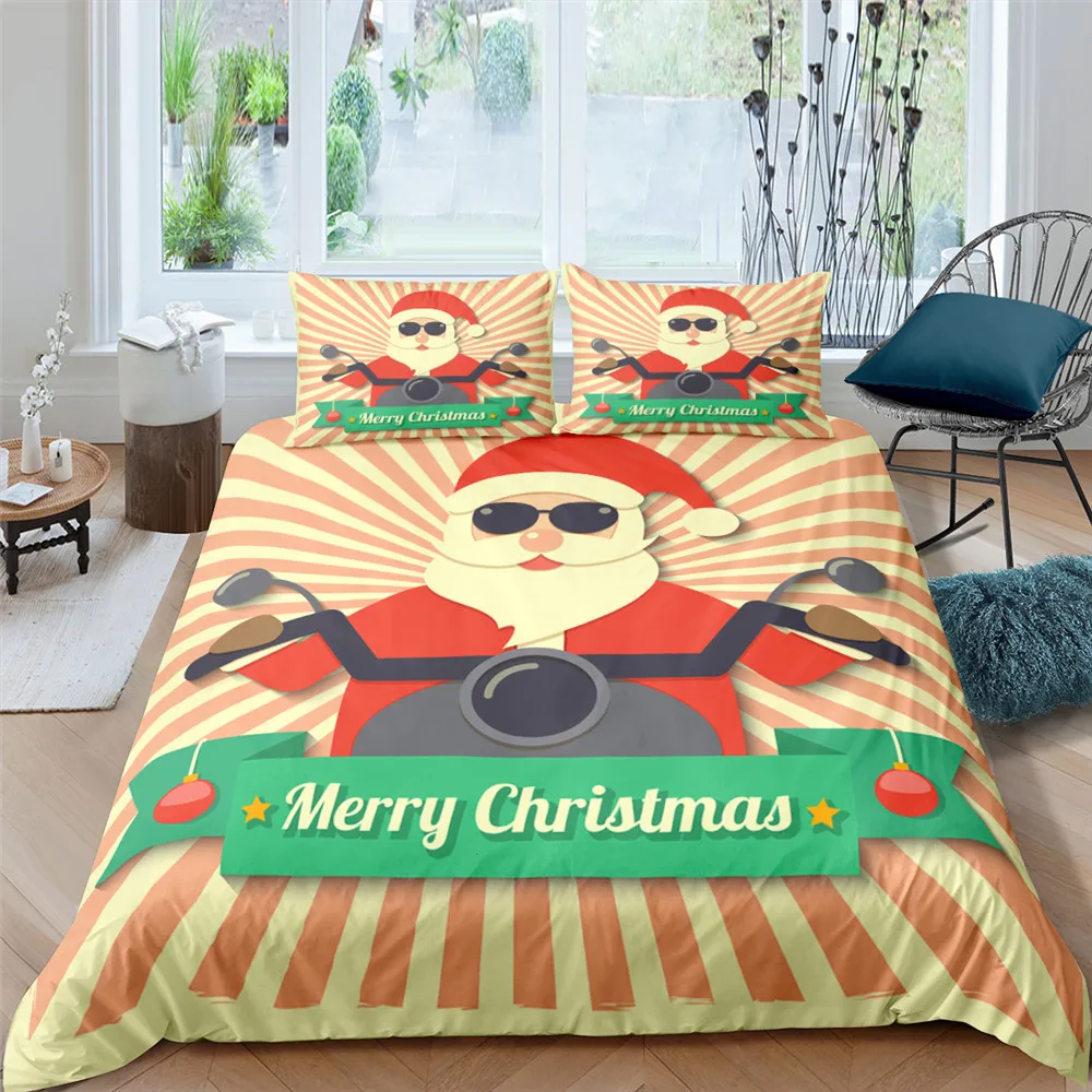 Рождественское постельное белье комплект постельного белья с наволочкой