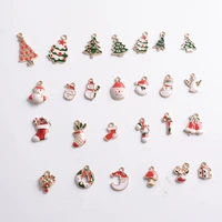 100pcslot christmas pendants charms for bracelet necklace jewelry diy making girls kids diy charms gifts