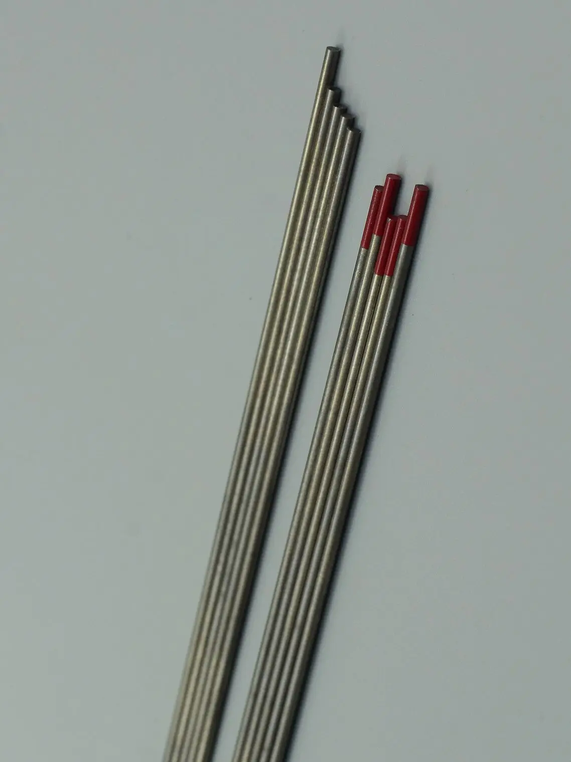 2% вольфрамовый электрод для сварки TIG WT20 красные стержни Tig 5/64 &quotx6&quot (2 0 мм x 150 мм)