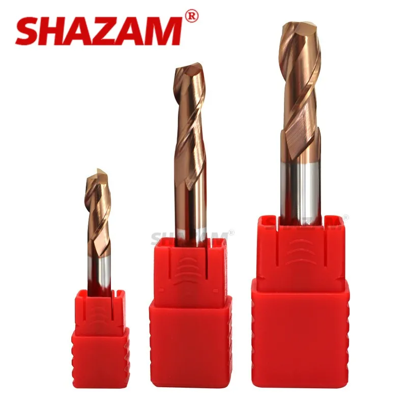 Фреза HRC55 инструмент из вольфрамовой стали с покрытием сплава 2 лезвия торцевые