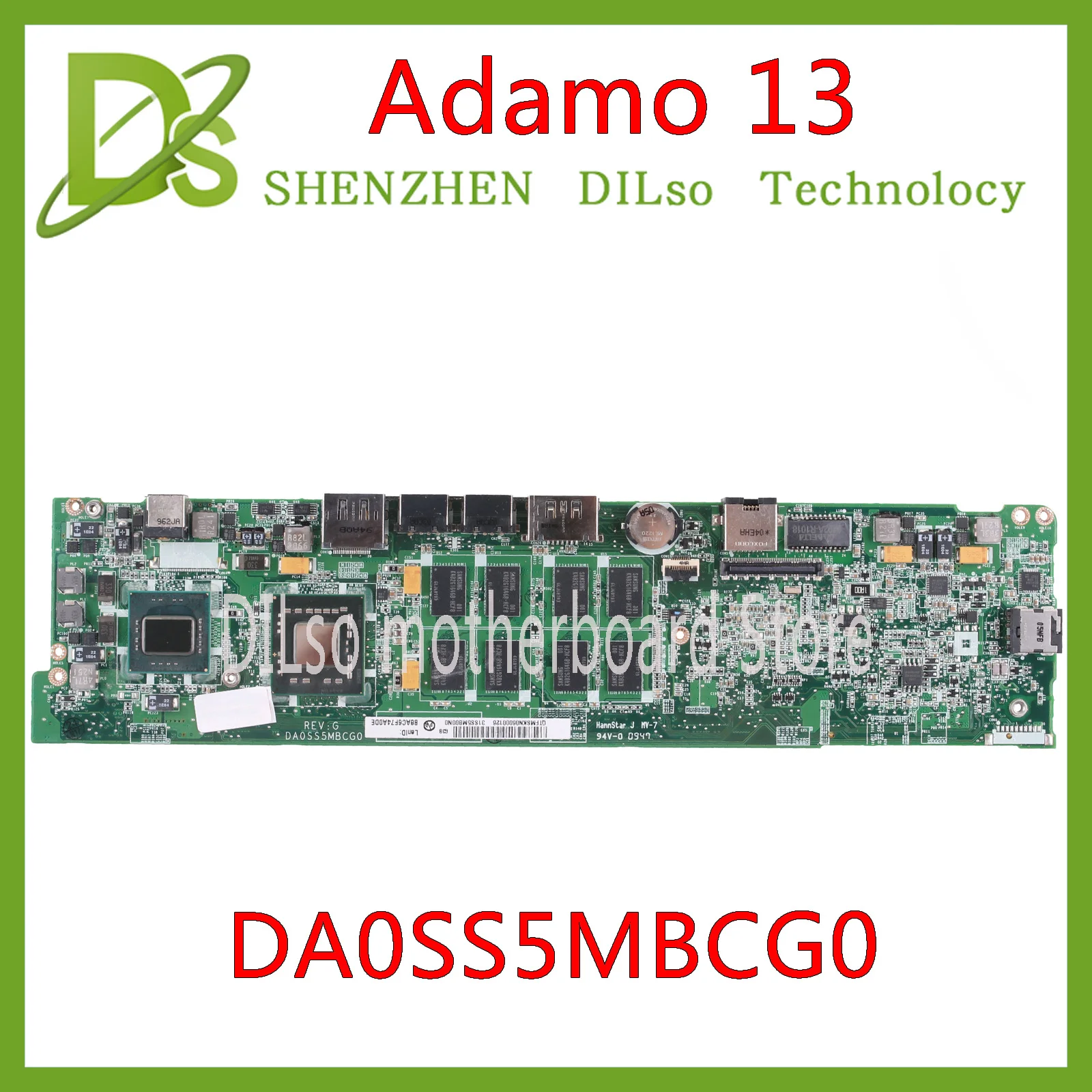 

KEFU DA0SS5MBCG0 Mainboard For Dell XPS13 P01S Adamo 13 Laptop Motherboard DA0SS5MBCG0 Test work 100% original