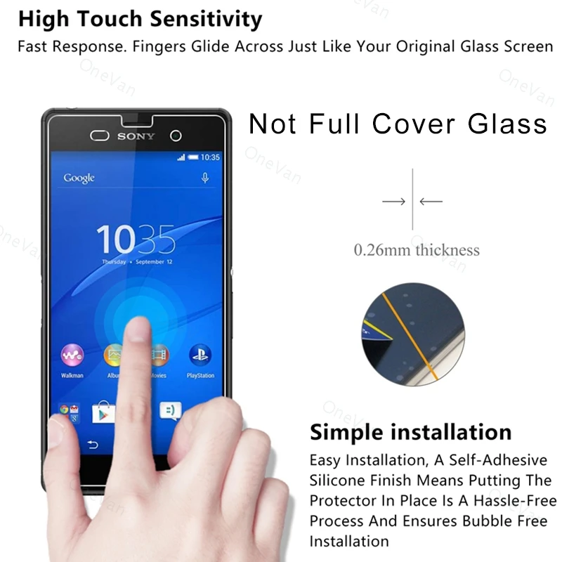 2 шт. Защитное стекло для телефона Sony Xperia XA2 Plus Ultra 9H закаленное переднее XA1 XA HD