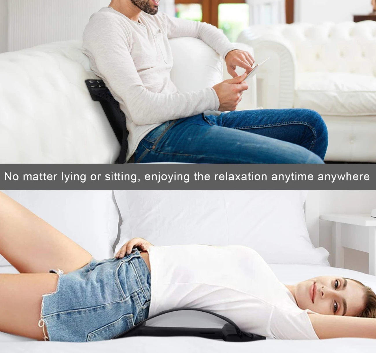 Aptoco массажер для спины магические поясничные носилки Поддержка Поясничного