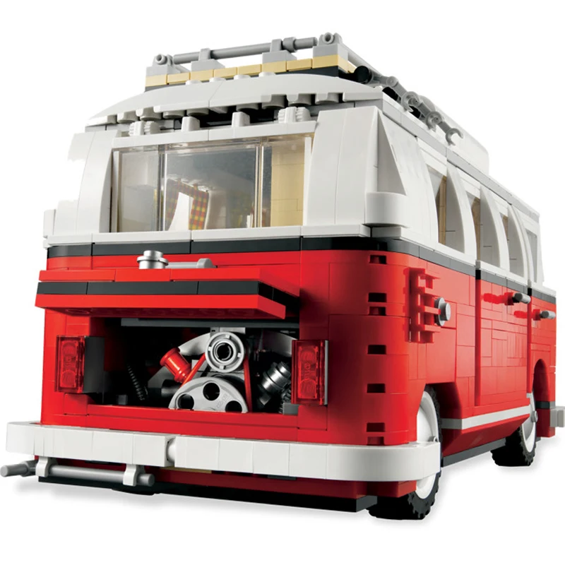 Строительные блоки кирпичи Volkswagen T1 Camper Beetle Cooper игрушки Совместимые с подарками для детей