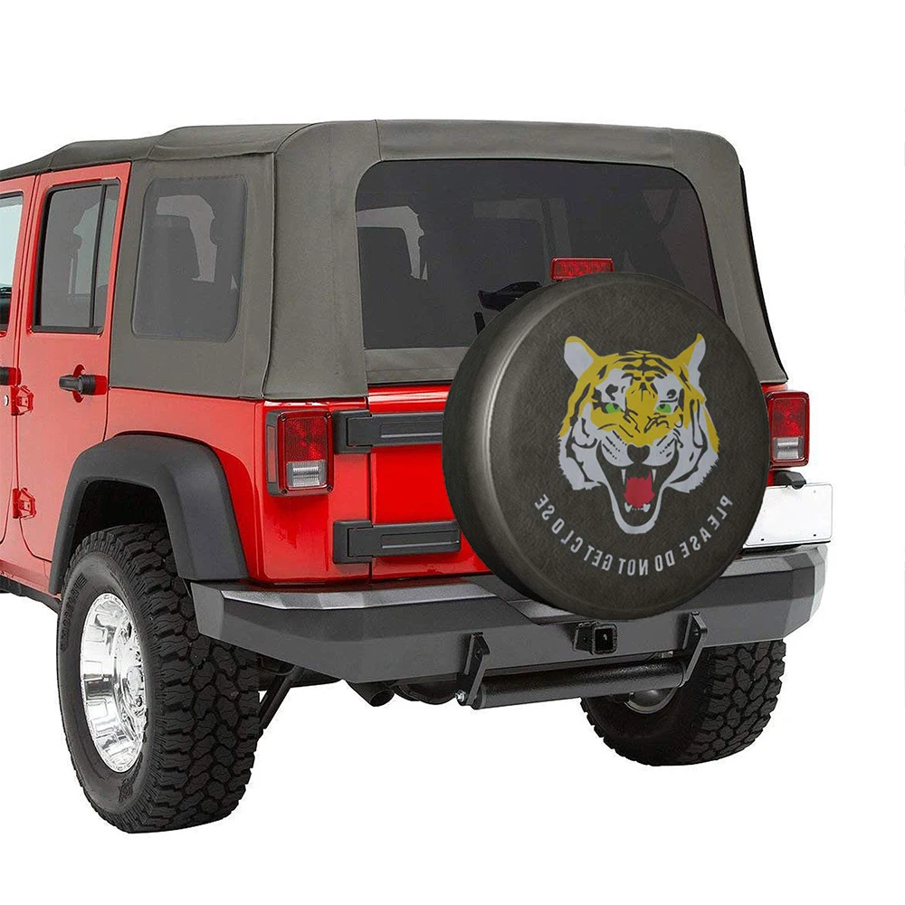 Кожаный чехол из ПВХ для запасных шин защитный 14 15 16 17 дюймов Ford Hummer H3 H2 H1 Suzuki Jimny