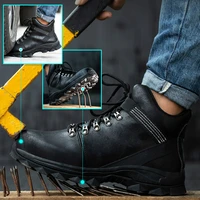 safety shoes men work shoes steel toe waterproof safety boots puncture proof work sneakers breathable shoes zapatos de seguridad