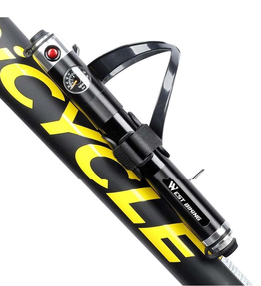 Портативный мини велосипедный насос MTB горный велосипед 160 PSI высокого давления