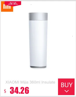 XIAOMI 475 мл из нержавеющей стали с вакуумной изоляцией бутылка для воды сохраняет тепло в течение 12 часов прочная устойчивость к коррозии