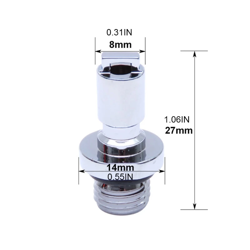 

Scuba Diving Back Flight BCD Exhaust Val-ve Adapter K Val-ve Low Pressure Connector QD Nipple Inflation Head