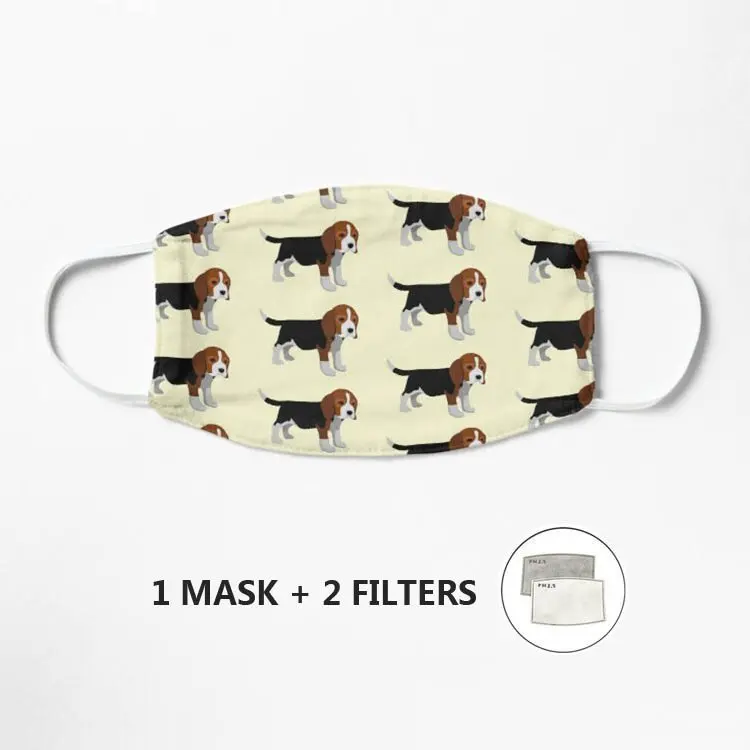 

Светильник-желтая маска для лица с рисунком собаки, регулируемая дешевая маска для лица унисекс с фильтрами