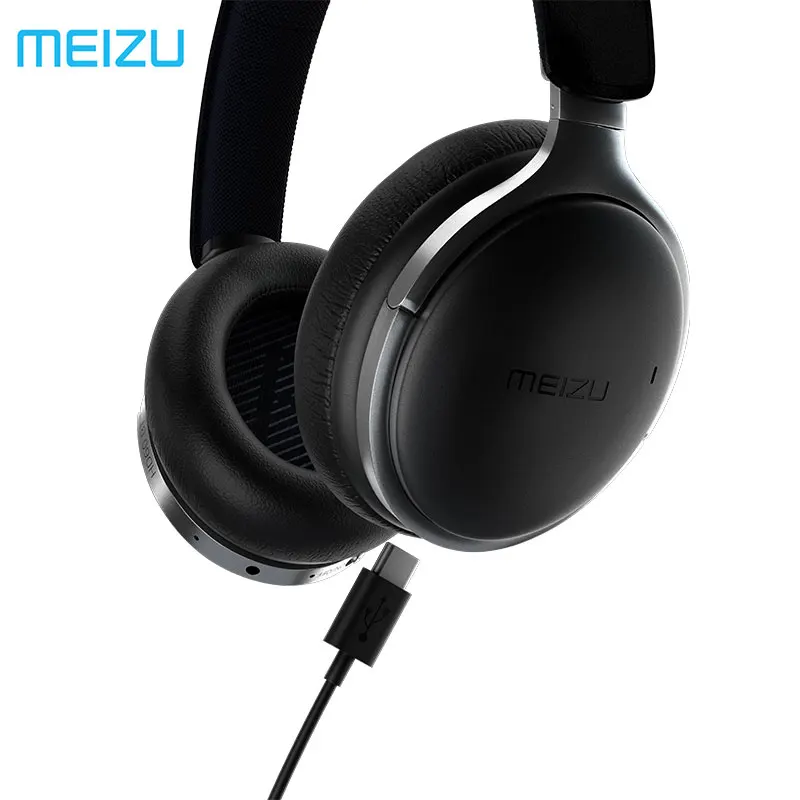 Беспроводные наушники Meizu hd60 Bluetooth 5 0 type-c зарядка 40 мм шумоподавление с сенсорным
