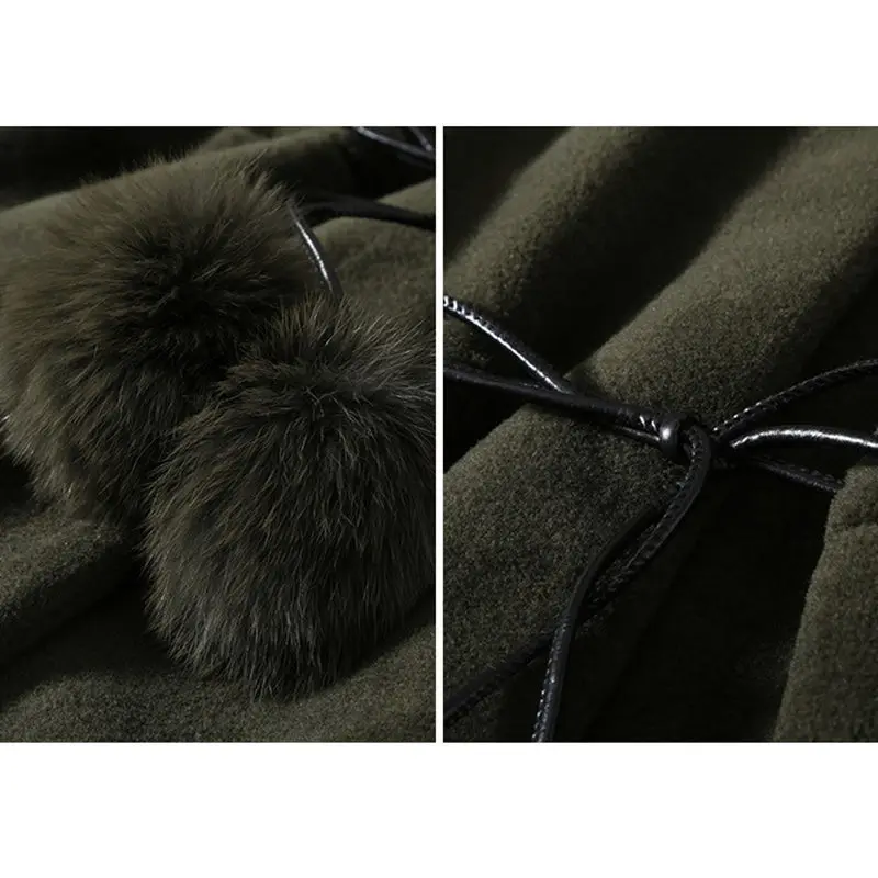 Женская зимняя одежда 2020 новые шорты Длинные Теплые черные лисы облегающее