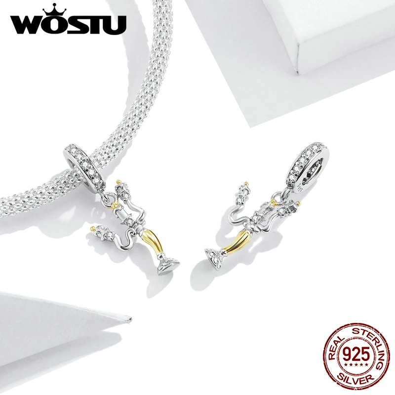 WOSTU Настоящее серебряные бусины 925 пробы Ретро узоры мальчик девочка Подвеска