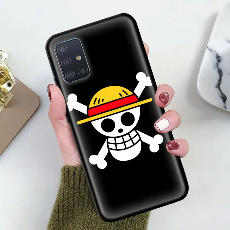 One Piece Anime Luffy Case for Samsung Galaxy A71 A51 5G A21s M31 M30s A91 A41 A31 A21 A11 M51 M21 Funda Capa Silicone Covers | Мобильные