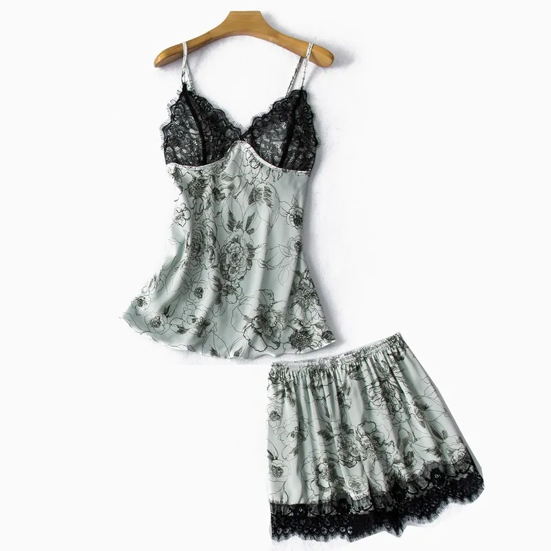 

Women Sleep Shorts Suit Pajama Nightwear For Women Night Suits Ladies 21-576