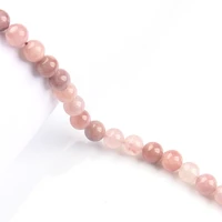 quality light pink loose spacer bead for jewelry making diy bracelet accessories pick size 4 6 8 10 mm