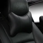 Подушка для автомобиля X20, простая в установкеочистке, двусторонняя из искусственной кожи, с одним подголовником, Универсальная автомобильная подушка из углеродного волокна