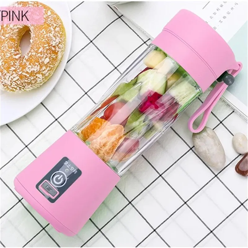 Портативный блендер соковыжималка 380 мл с USB-зарядкой | Дом и сад