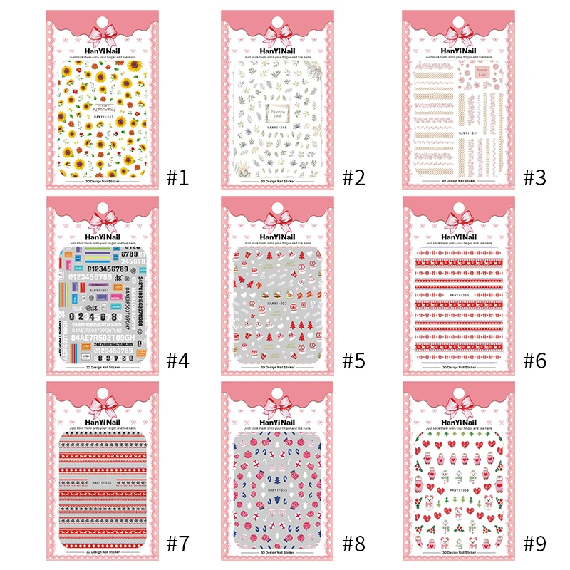 1 лист красочных наклеек для ногтей в индийском стиле многоразмерные полоски