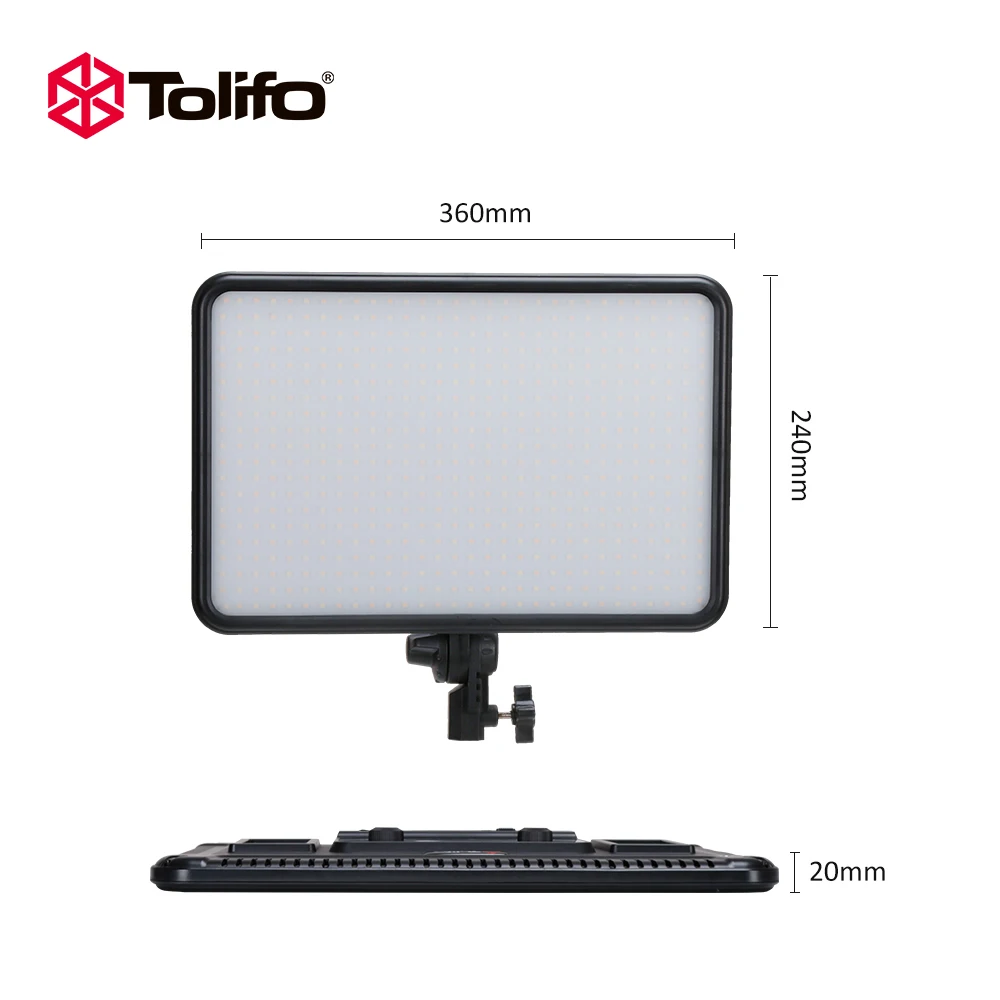 Светодиодный светильник Tolifo PT F60B 600 шт. двухцветная приглушаемая ультра яркая