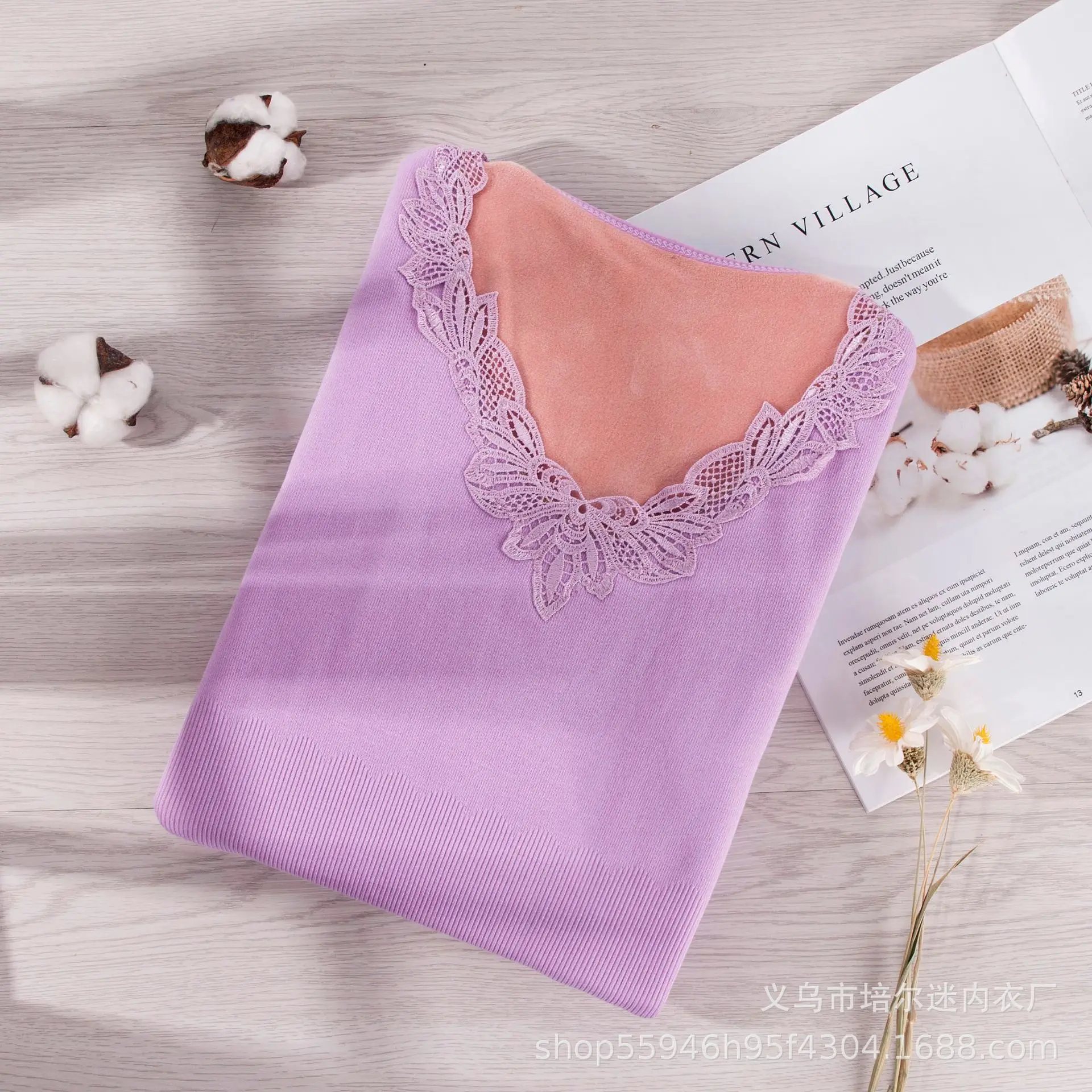 

Thermal Underwear, Autumn Clothes and Pants Cover, Slim Body Underwear, Female Seamless Plus Velvet Thick Three-dimensional Knit