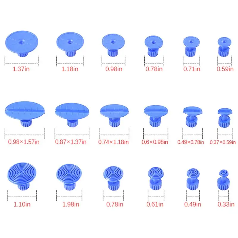 

Paintless Dent Repair Puller Kit - Dent Puller Slide Hammer T-Bar Tool for Car Auto Body Hail Damage Remover