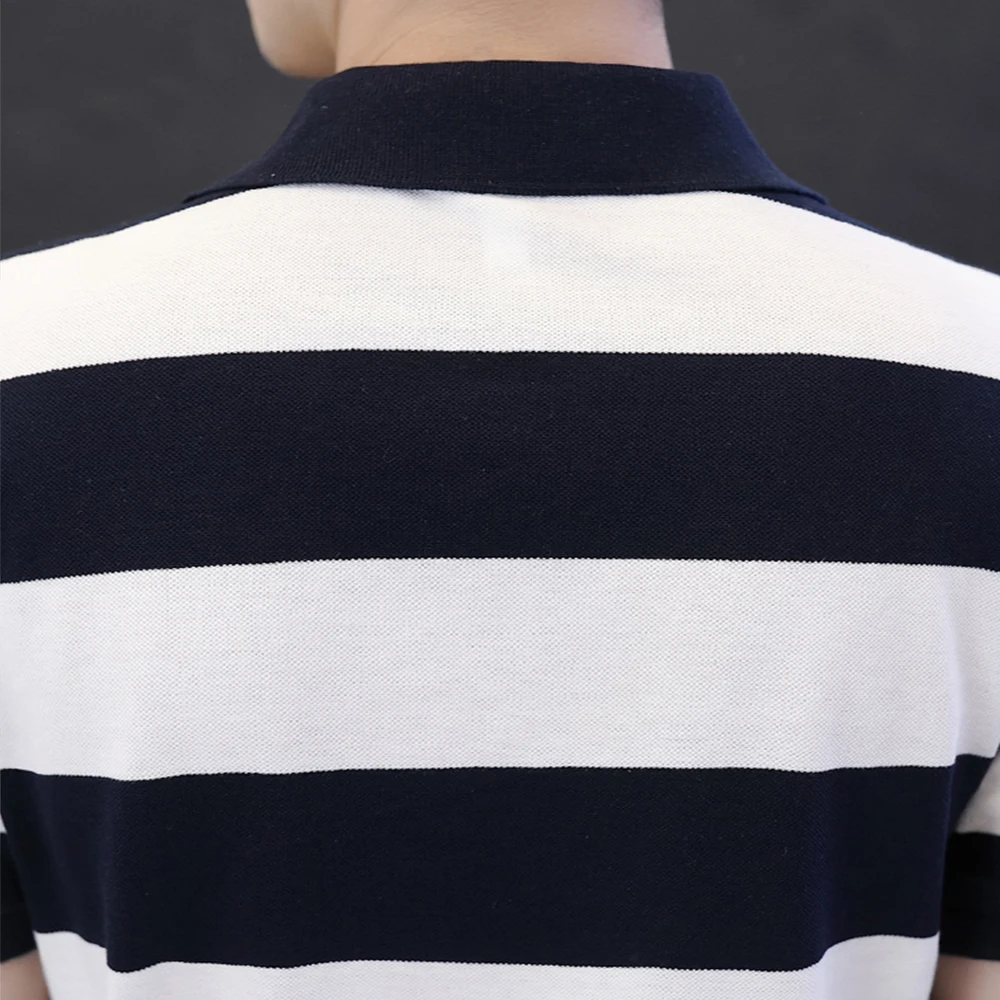 Мужская футболка с короткими рукавами Повседневная свободная Черно белая в